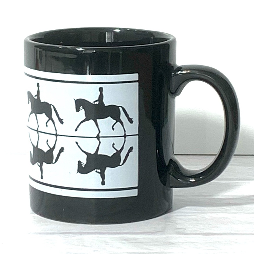 NWOT Dressage Horse Riding Equestrian Coffee Mug